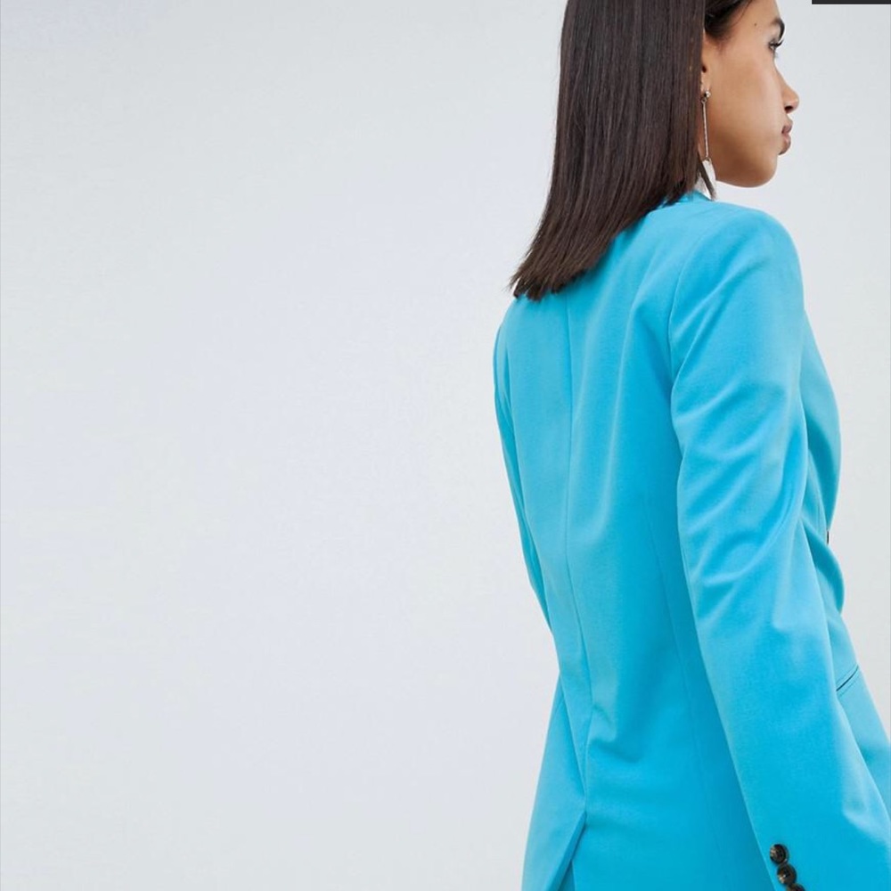 🦋NWT ASOS Tailored Pop Blue Blazer 🦋 - Picture 2 of 7